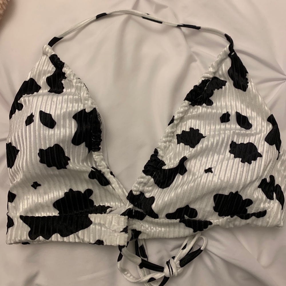 Cow print bikini